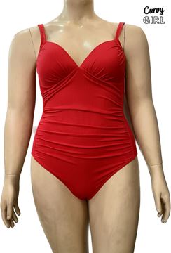 Immagine di SWIM SUIT RIBBED WITH TUMMY CONTROL